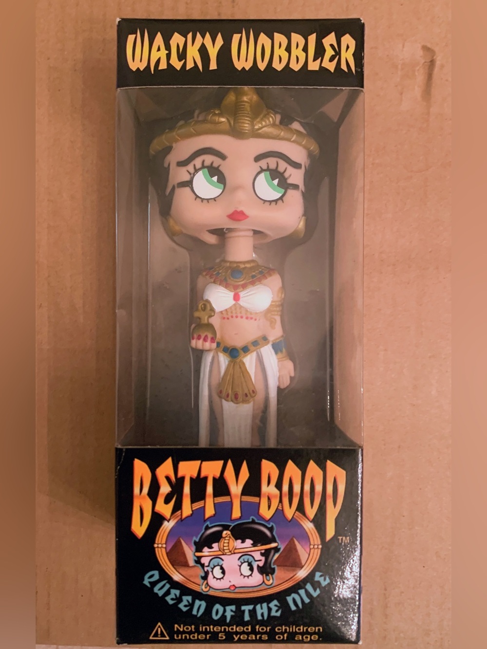 FUNKO BETTY BOOP QUEEN OF THE NILE WACKY WOBBLER!!! NEW IN THE BOX FROM 2003